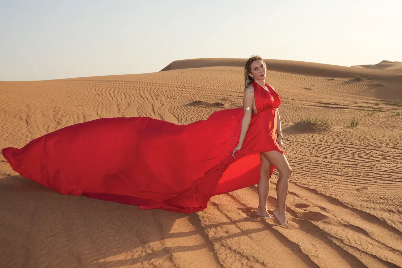 Flying Dress Desert Safari Dubai — Private Photoshoot — guest photo 1