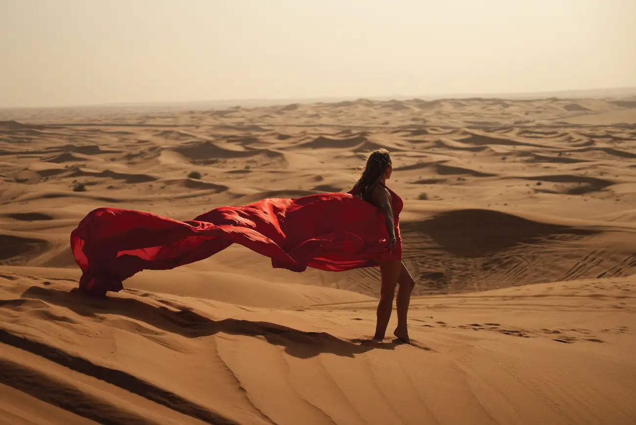 Flying Dress Desert Safari Dubai — Private Photoshoot — guest photo 3