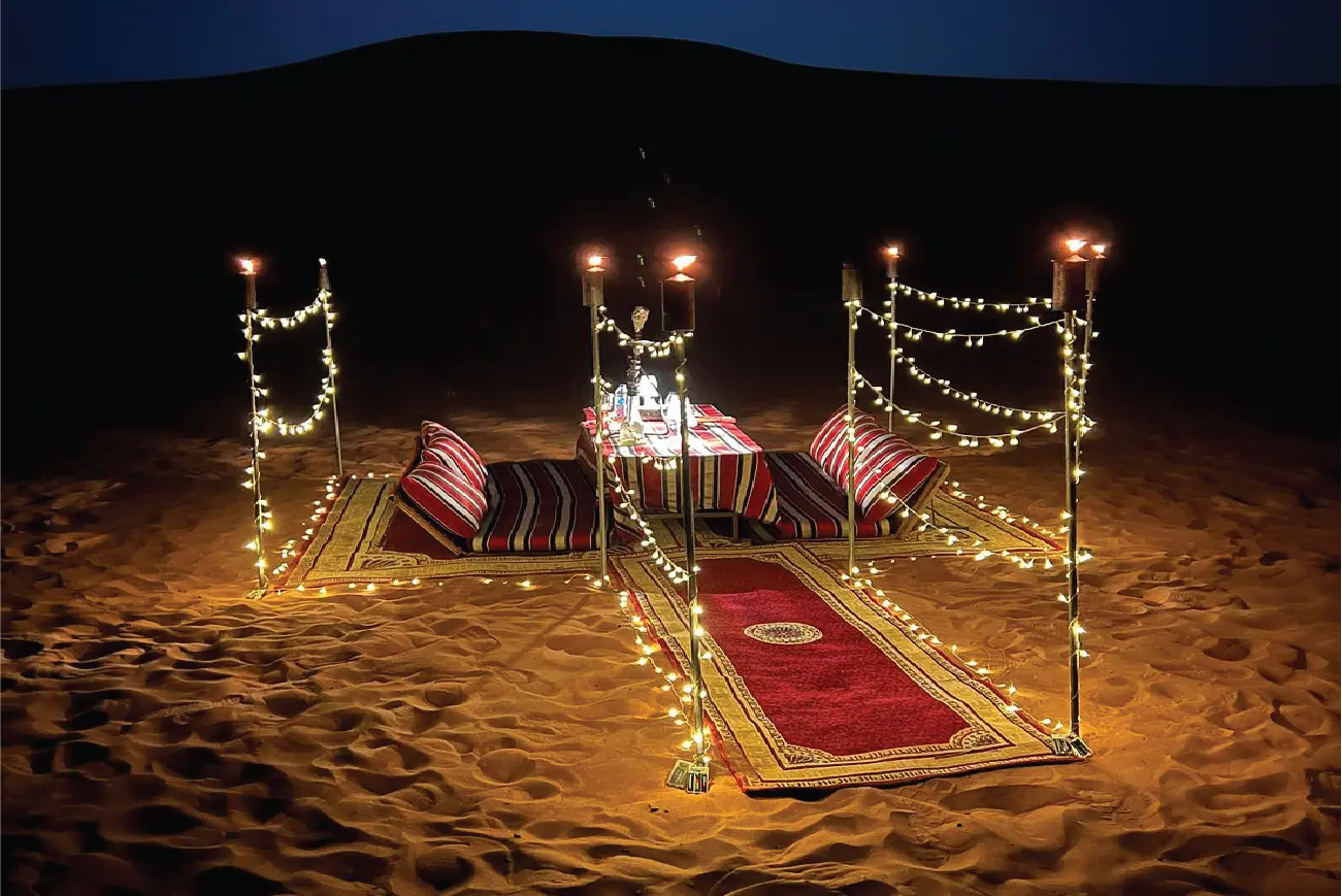 Private Overnight Desert Safari Dubai — Glamping Under Stars — guest photo 2